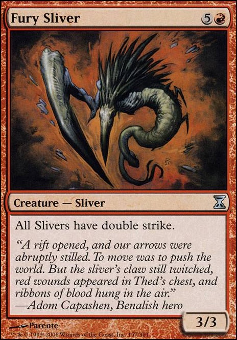 Fury Sliver feature for First Is The Best! (An EDH First Sliver Deck)