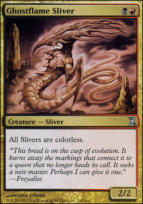 Featured card: Ghostflame Sliver