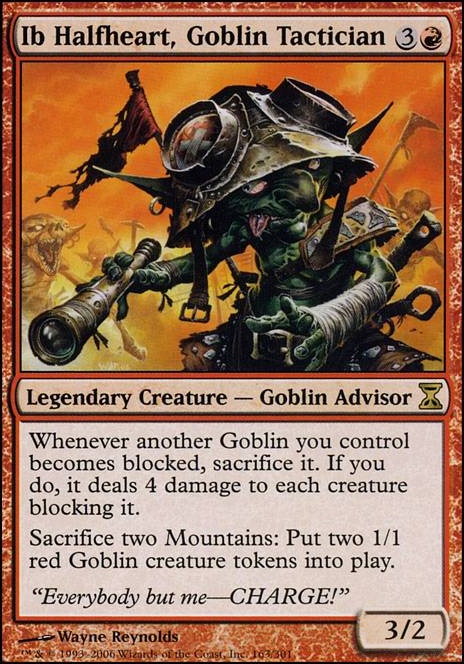 Commander: Ib Halfheart, Goblin Tactician