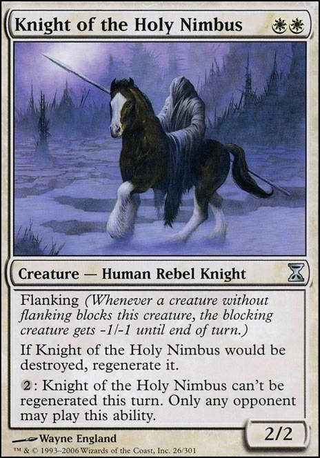 Featured card: Knight of the Holy Nimbus