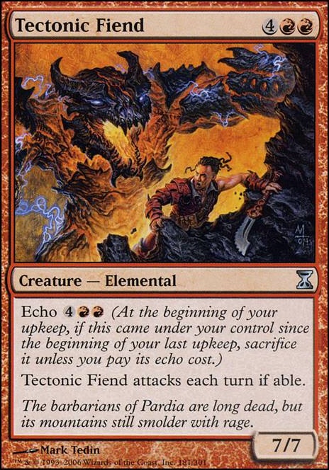 Tectonic Fiend feature for death by goblins that turn into hellions