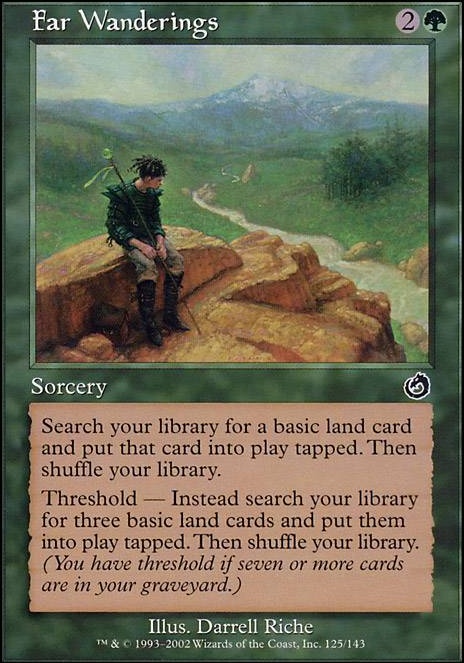 Far Wanderings feature for (Not) All Who Wander Are Lost (Windgrace EDH)