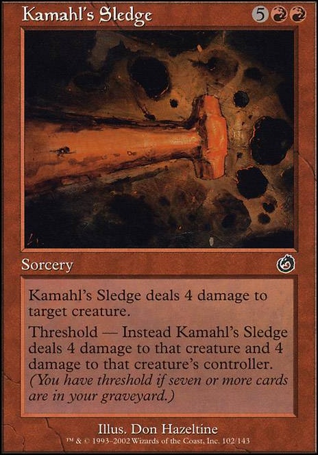 Kamahl's Sledge