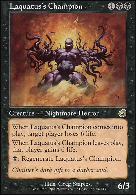 Featured card: Laquatus's Champion