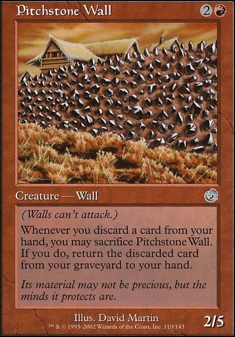 Featured card: Pitchstone Wall