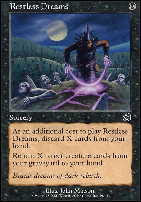 Restless Dreams feature for MS BR ZI all cards