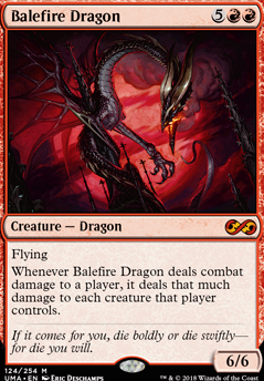 Balefire Dragon feature for Jodah 5 color EDH