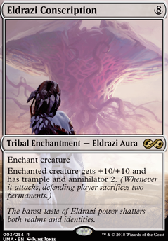 Eldrazi Conscription feature for Morophon and Space Octopus