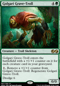 Golgari Grave-Troll feature for Manaless Dredge