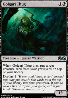 Golgari Thug feature for The Nightmare