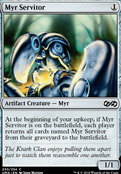 Featured card: Myr Servitor