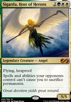 Sigarda, Host of Herons feature for HEXPROOF! Hexproof everywhere!