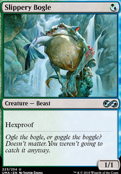 Slippery Bogle feature for Hexproof Enchantment