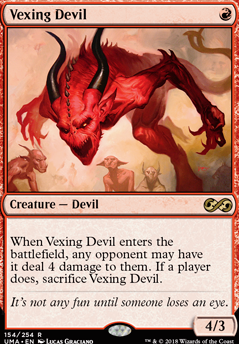 Vexing Devil feature for Mono Red Aggro