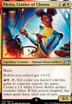 Pietra, Crafter of Clowns feature for Funny deck