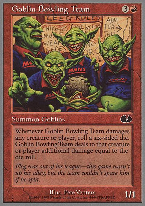 Featured card: Goblin Bowling Team