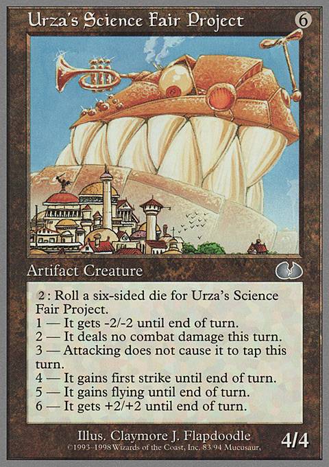 Urza's Science Fair Project feature for Urza's big bad Monster Machine