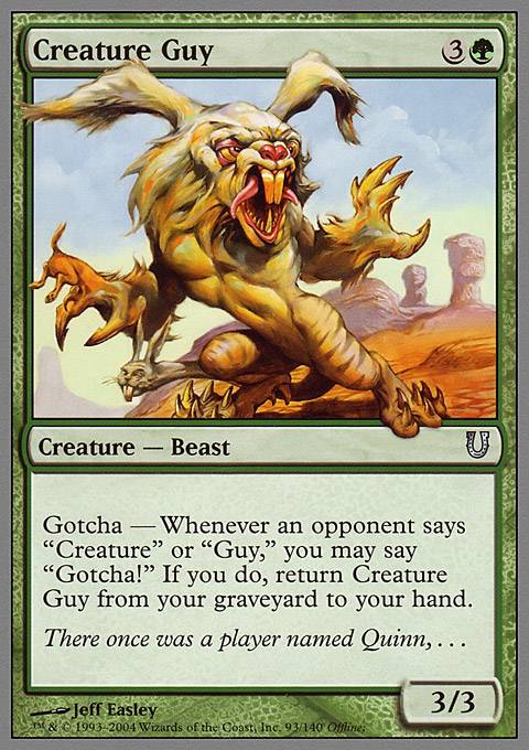 Featured card: Creature Guy