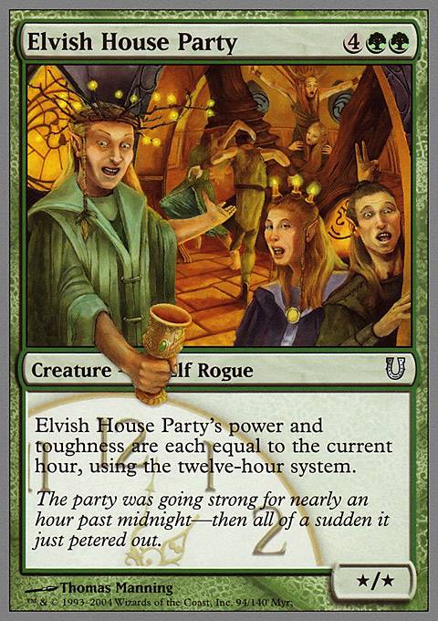 Featured card: Elvish House Party
