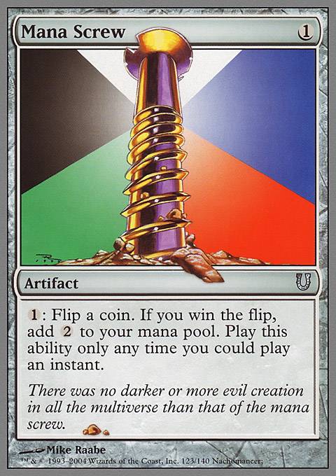 Mana Screw feature for Un-Sets EDH copy