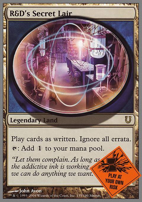 Featured card: R&D's Secret Lair