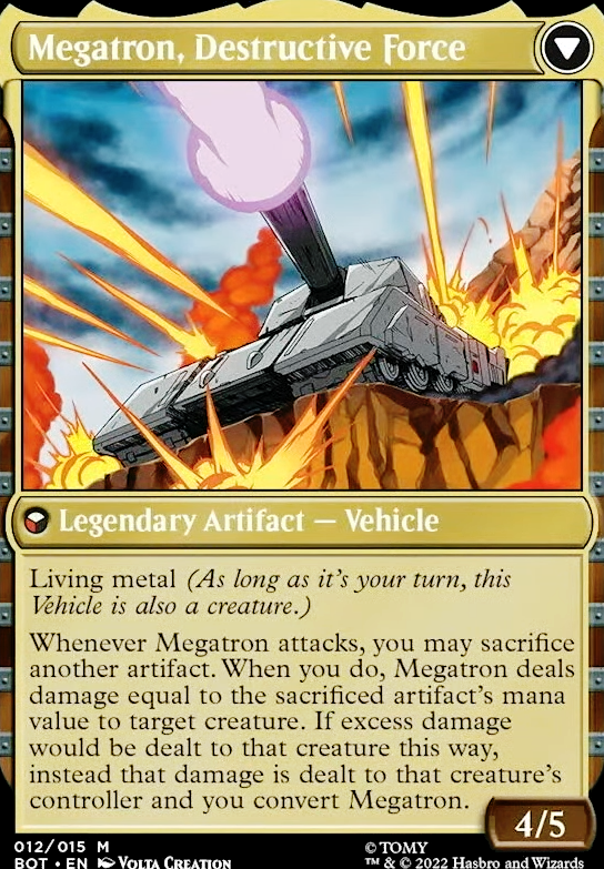 Featured card: Megatron, Destructive Force