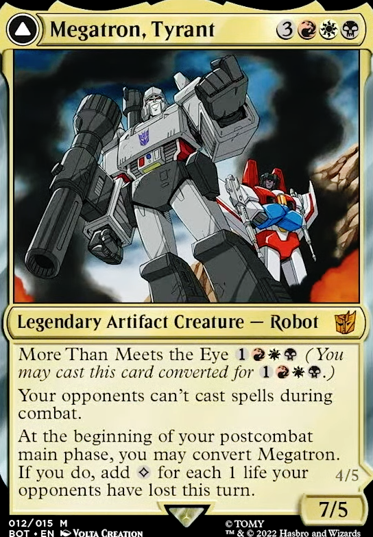 Featured card: Megatron, Tyrant