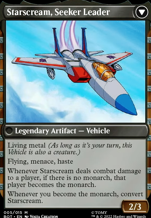 Featured card: Starscream, Seeker Leader