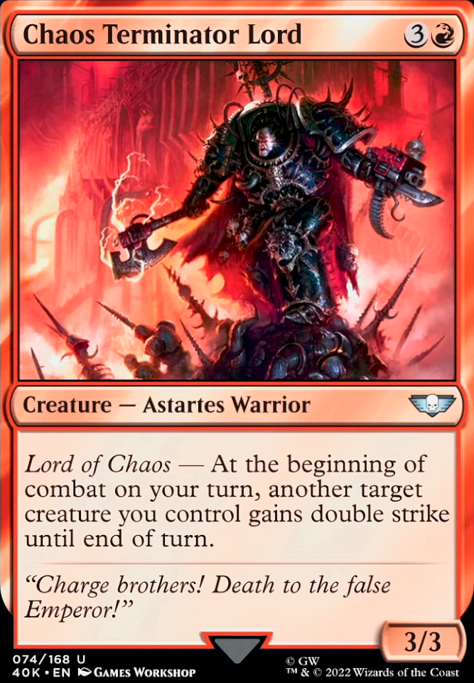 Featured card: Chaos Terminator Lord