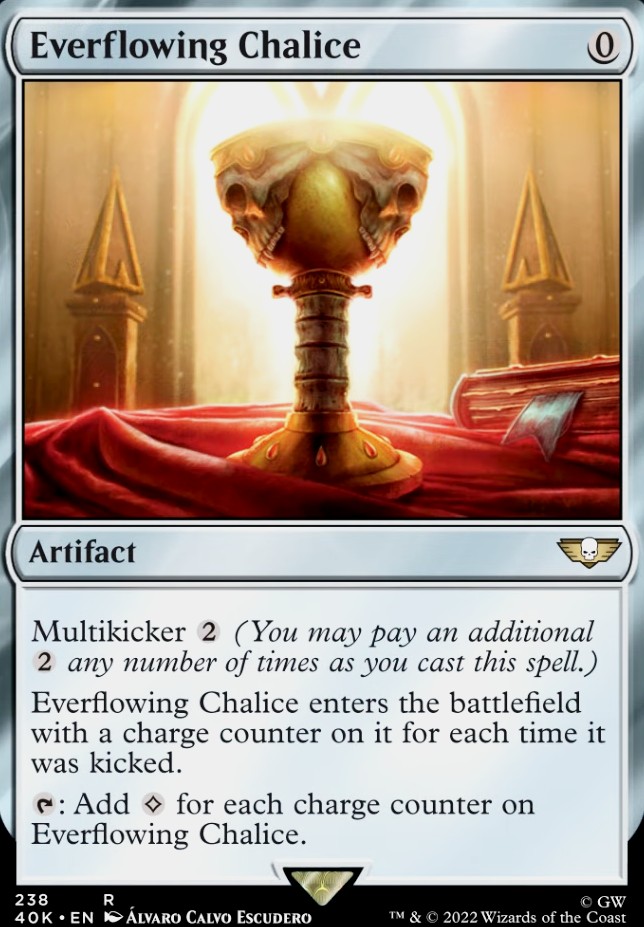 Everflowing Chalice feature for Colorless deck legal if your group is cool