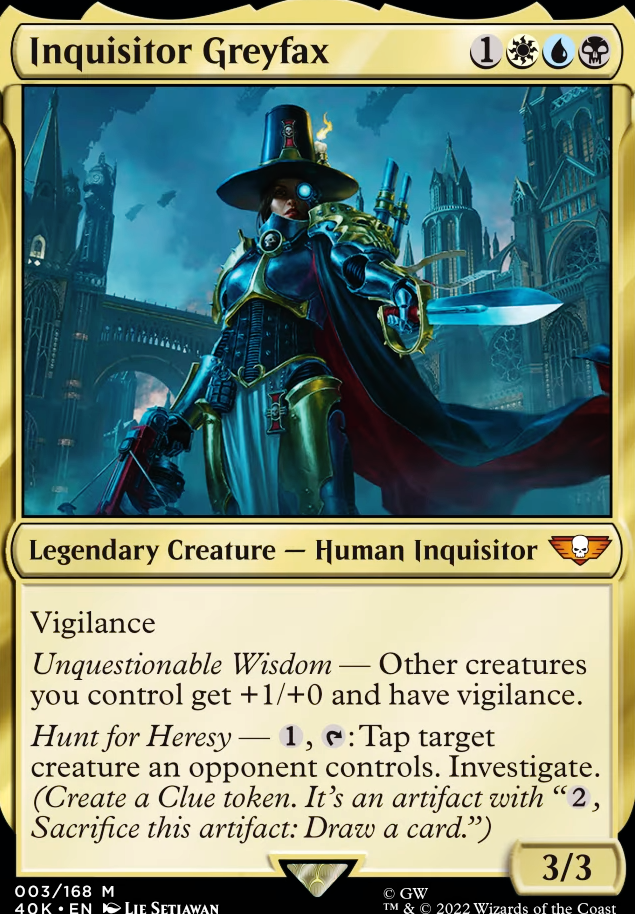 Featured card: Inquisitor Greyfax