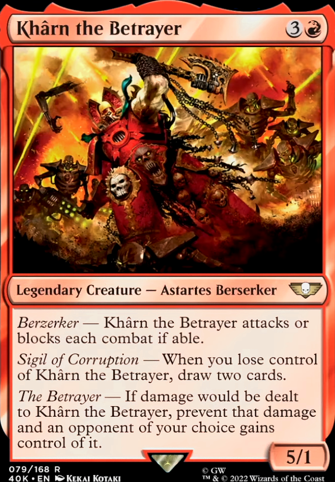 Khârn the Betrayer feature for Khorne