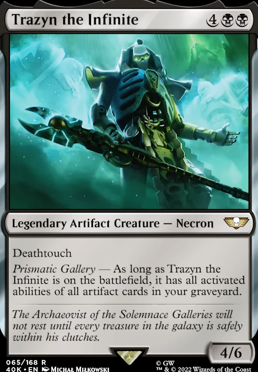 Trazyn the Infinite feature for Necron Dynasties Pre-Con (upgraded)