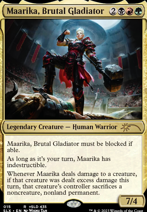 Maarika, Brutal Gladiator feature for Maarika's Combat Tricks