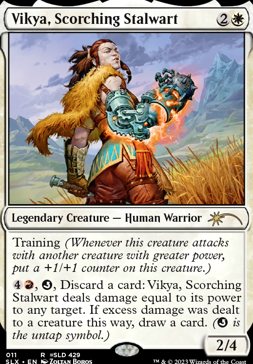 Commander: Vikya, Scorching Stalwart