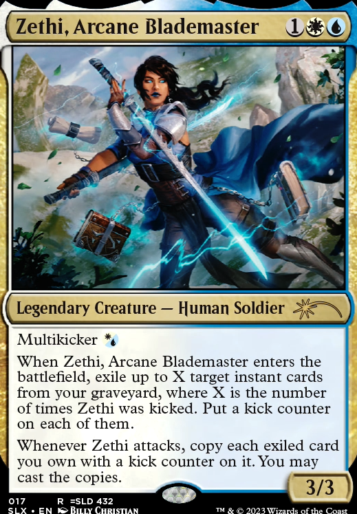 Zethi, Arcane Blademaster feature for Freeze in the Name of the Law
