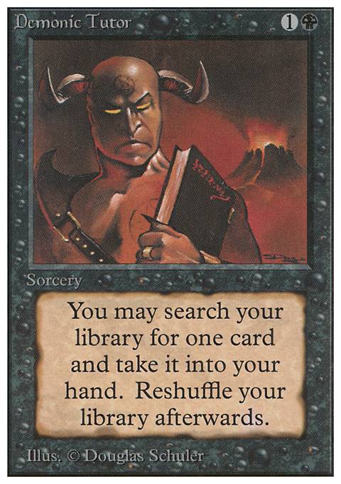 Demonic Tutor feature for Ruthless Monarchy