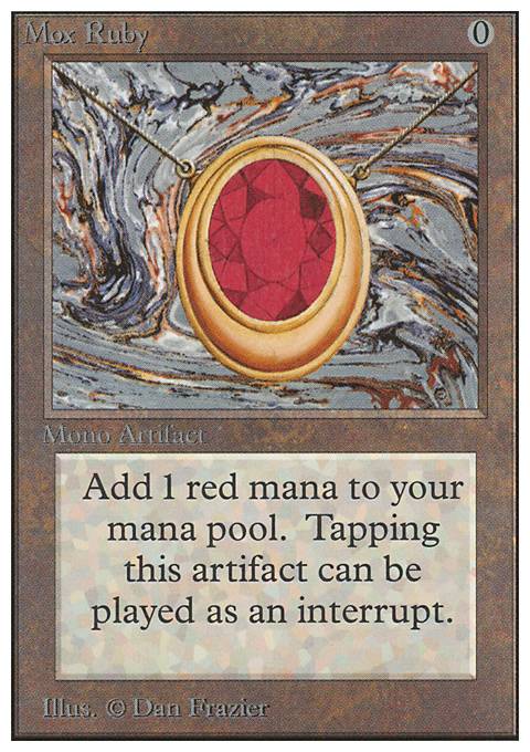 Mox Ruby feature for Vintage Goblins