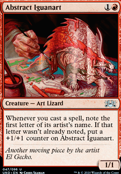 Abstract Iguanart