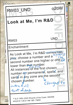 Featured card: Look at Me, I'm R&D