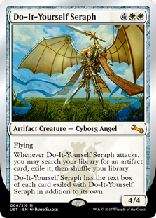 Do-It-Yourself Seraph feature for Unstable Constructed - Mono W Order of the Widget