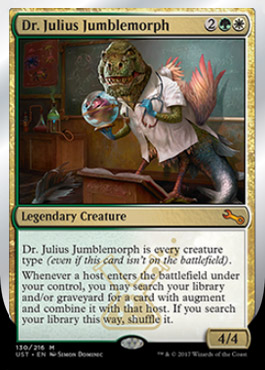 Dr. Julius Jumblemorph feature for Urza, "The Dungeon Master"