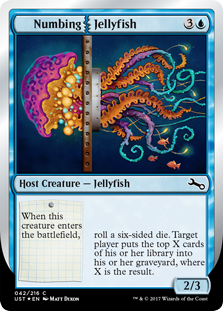 Numbing Jellyfish feature for Uncle Raymond's Commander Deck