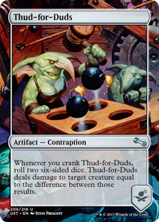 Thud-for-Duds feature for contraption deck