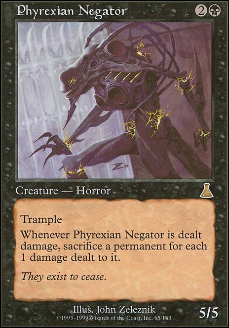 Phyrexian Negator feature for Suicide Black