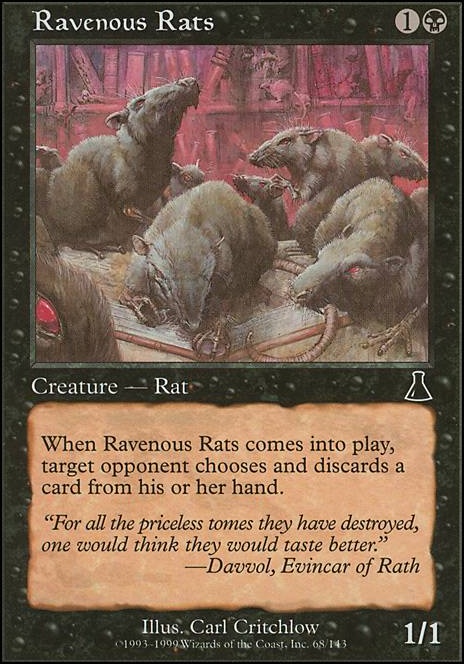 Ravenous Rats feature for Pauper Tribal Series - Rats