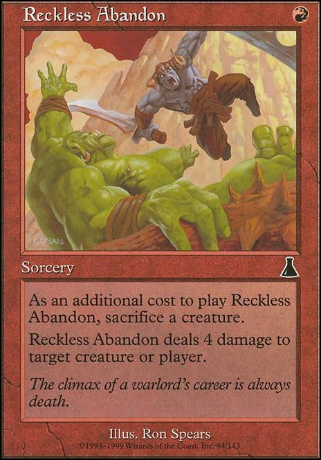Featured card: Reckless Abandon