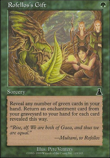 Featured card: Rofellos's Gift