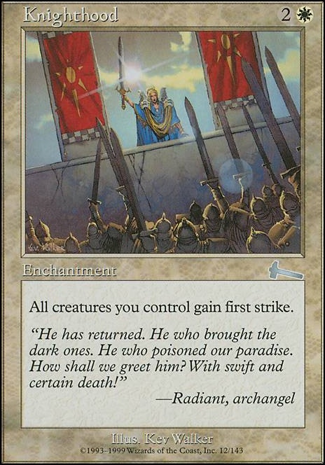 Featured card: Knighthood