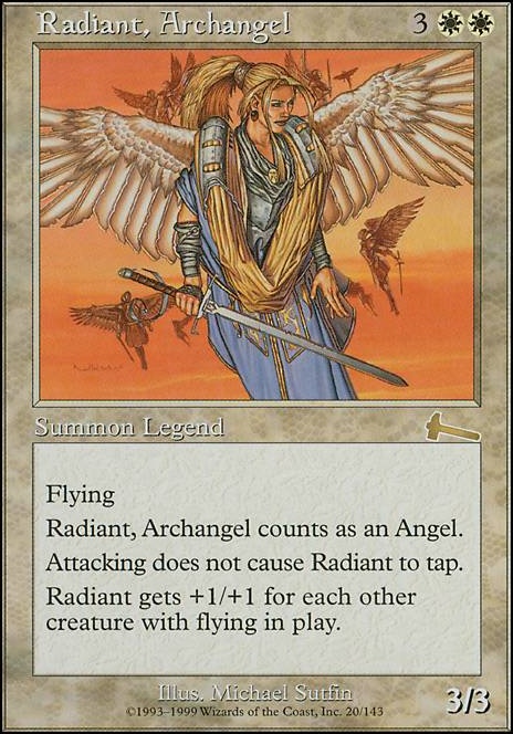 Radiant, Archangel feature for Radiant PDH (Pauper EDH)